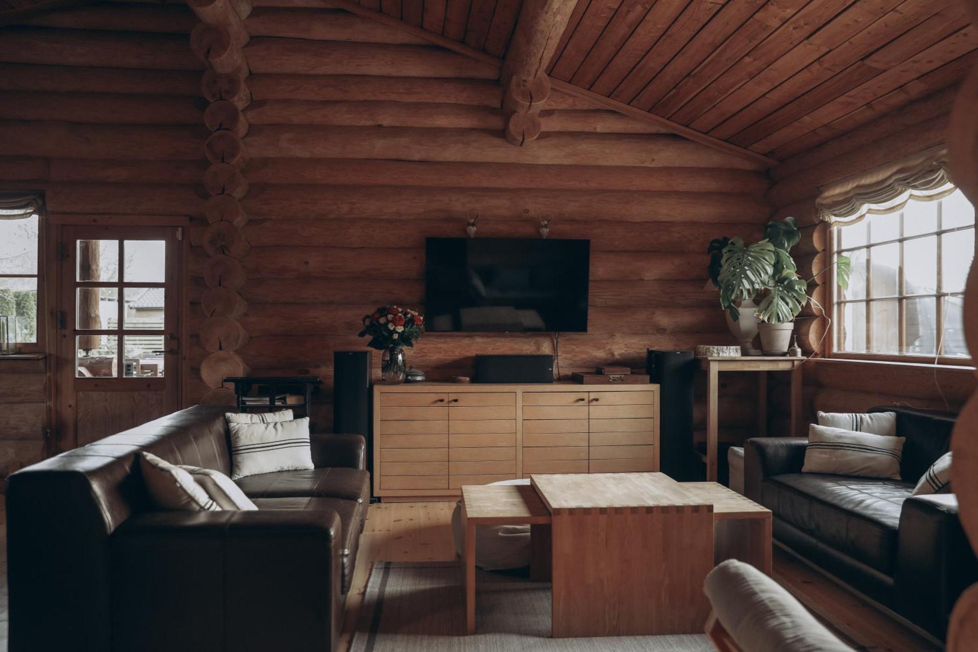 Jægerspris Fjordhygge - Authentic Wood Log Cabin Summerhouse Near Water, Fjord And Forest מראה חיצוני תמונה