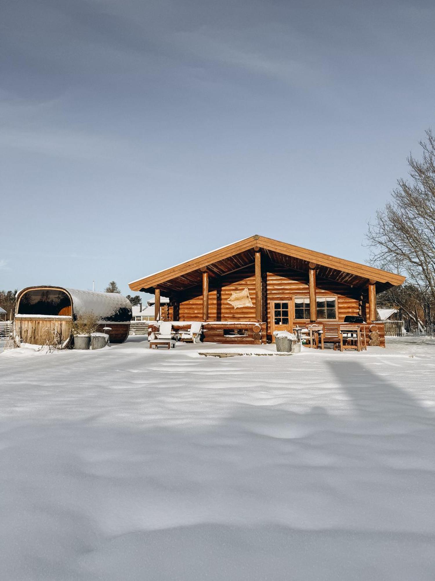Jægerspris Fjordhygge - Authentic Wood Log Cabin Summerhouse Near Water, Fjord And Forest מראה חיצוני תמונה