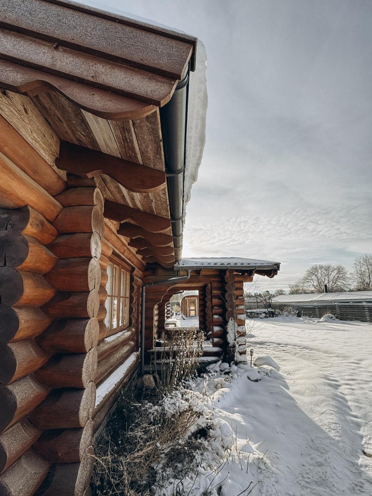 Jægerspris Fjordhygge - Authentic Wood Log Cabin Summerhouse Near Water, Fjord And Forest מראה חיצוני תמונה