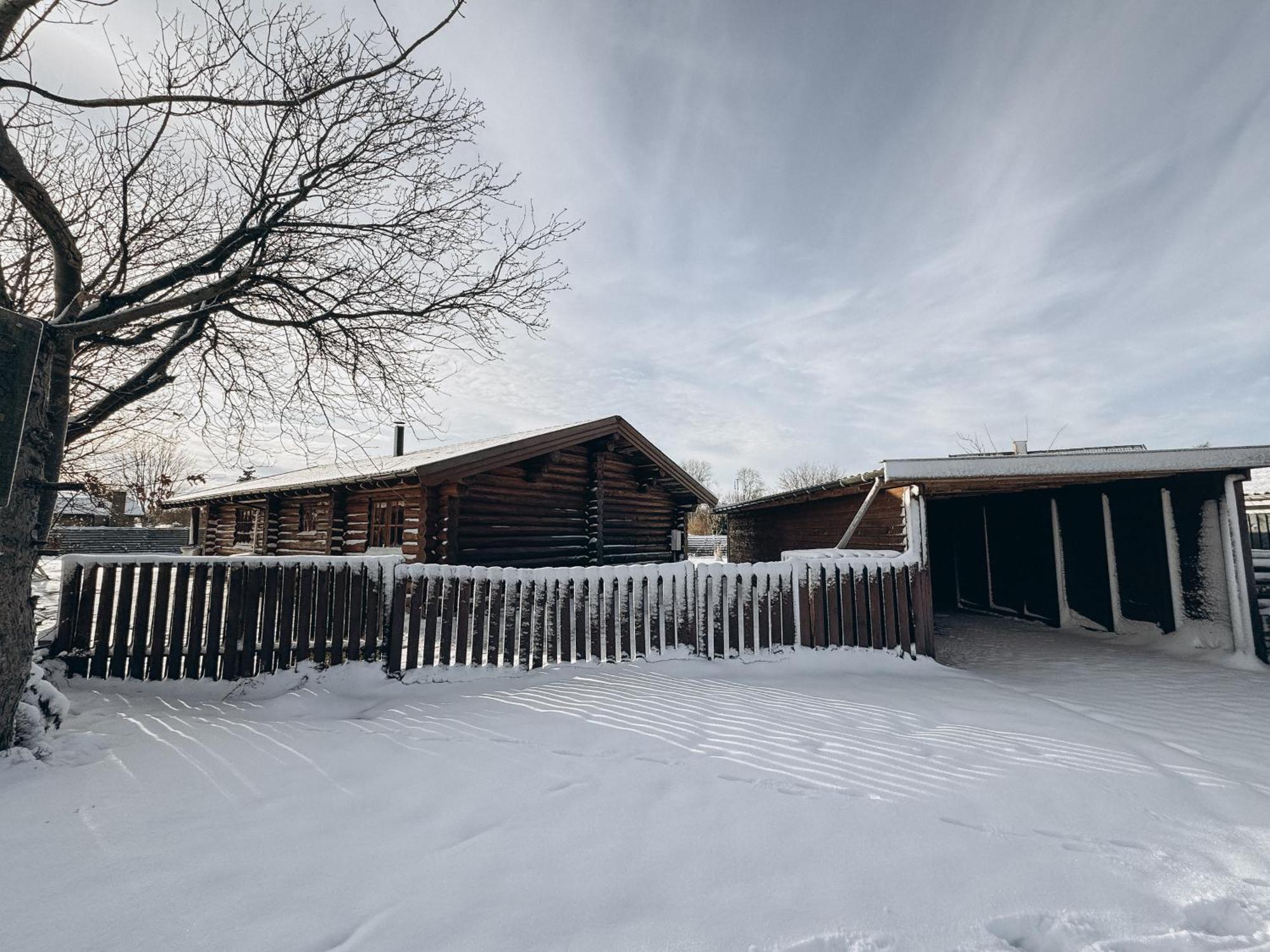 Jægerspris Fjordhygge - Authentic Wood Log Cabin Summerhouse Near Water, Fjord And Forest מראה חיצוני תמונה